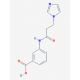 3-[3-(1H-imidazol-1-yl)propanamido]benzoic acid - chemical structure image