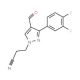 3-[3-(3,4-difluorophenyl)-4-formyl-1H-pyrazol-1-yl]propanenitrile - chemical structure image