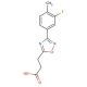3-[3-(3-fluoro-4-methylphenyl)-1,2,4-oxadiazol-5-yl]propanoic acid - chemical structure image