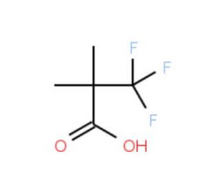 3,3,3-Trifluoro-2,2-dimethylpropionic acid (CAS 889940-13-0) - chemical structure image