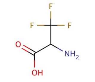 3,3,3-Trifluoro-DL-alanine (CAS 17463-43-3) - chemical structure image