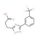 3-{3-[3-(Trifluoromethyl)phenyl]-1,2,4-oxadiazol-5-yl}propanoic acid - chemical structure image
