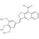 3-(3,4,5-Trimethoxy-benzylidene)-2,3-dihydro-1H-cyclopenta[b]quinoline-9-carboxylic acid - chemical structure image