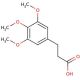 3-(3,4,5-Trimethoxyphenyl)propionic acid (CAS 25173-72-2) - chemical structure image