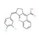 3-(3,4-Dichloro-benzylidene)-2,3-dihydro-1H-cyclopenta[b]quinoline-9-carboxylic acid - chemical structure image