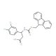 3-(3,4-Dichloro-phenyl)-3-(9H-fluoren-9-ylmethoxycarbonylamino)-propionic acid (CAS 284492-13-3) - chemical structure image
