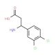 3-(3,4-dichloro-phenyl)-DL-beta-alanine (CAS 117391-57-8) - chemical structure image