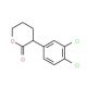 3-(3,4-Dichloro-phenyl)-tetrahydro-pyran-2-one (CAS 886363-68-4) - chemical structure image
