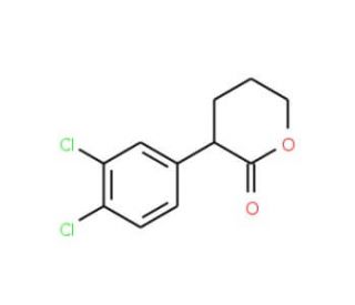 3-(3,4-Dichloro-phenyl)-tetrahydro-pyran-2-one - chemical structure image