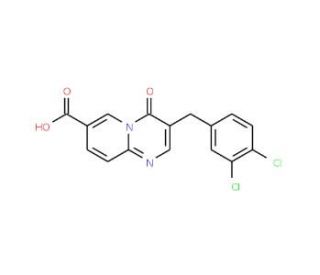 3-(3,4-Dichlorobenzyl)-4-oxo-4H-pyrido[1,2-a]-pyrimidine-7-carboxylic acid - chemical structure image