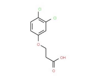 3-(3,4-dichlorophenoxy)propanoic acid - chemical structure image