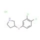3-(3,4-Dichlorophenoxy)pyrrolidine hydrochloride - chemical structure image