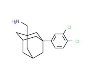 [3-(3,4-Dichlorophenyl)-1-adamantyl]methylamine - chemical structure image