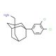 [3-(3,4-Dichlorophenyl)-1-adamantyl]methylamine - chemical structure image
