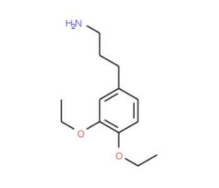 3-(3,4-Diethoxy-phenyl)-propylamine (CAS 878684-94-7) - chemical structure image