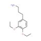 3-(3,4-Diethoxy-phenyl)-propylamine (CAS 878684-94-7) - chemical structure image