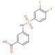 3-(3,4-Difluoro-benzenesulfonylamino)-benzoic acid - chemical structure image