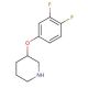 3-(3,4-Difluorophenoxy)piperidine (CAS 946714-62-1) - chemical structure image
