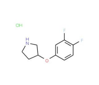 3-(3,4-Difluorophenoxy)pyrrolidine hydrochloride - chemical structure image