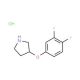 3-(3,4-Difluorophenoxy)pyrrolidine hydrochloride - chemical structure image