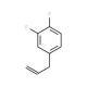 3-(3,4-Difluorophenyl)-1-propene (CAS 842124-23-6) - chemical structure image
