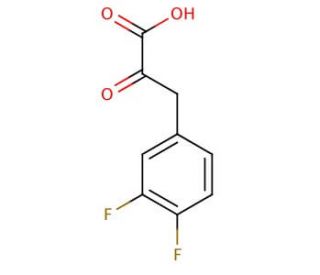 3-(3,4-difluorophenyl)-2-oxopropanoic acid - chemical structure image
