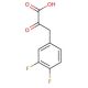 3-(3,4-difluorophenyl)-2-oxopropanoic acid - chemical structure image
