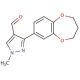 3-(3,4-dihydro-2H-1,5-benzodioxepin-7-yl)-1-methyl-1H-pyrazole-4-carbaldehyde - chemical structure image