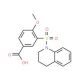 3-(3,4-Dihydro-2H-quinoline-1-sulfonyl)-4-methoxy-benzoic acid - chemical structure image