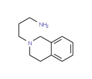 3-(3,4-Dihydroisoquinolin-2(1H)-yl)propan-1-amine (CAS 5596-87-2) - chemical structure image