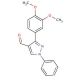 3-(3,4-Dimethoxy-phenyl)-1-phenyl-1H-pyrazole-4-carbaldehyde - chemical structure image
