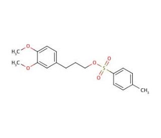 3-(3,4-Dimethoxyphenyl)-1-O-tosylpropanol (CAS 99203-66-4) - chemical structure image