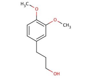3-(3,4-Dimethoxyphenyl)-1-propanol (CAS 3929-47-3) - chemical structure image