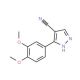 3-(3,4-Dimethoxyphenyl)-1H-pyrazole-4-carbonitrile - chemical structure image