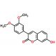 3-(3,4-dimethoxyphenyl)-7-hydroxy-2H-chromen-2-one - chemical structure image