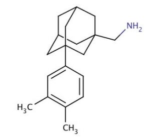 [3-(3,4-Dimethylphenyl)-1-adamantyl]methylamine - chemical structure image