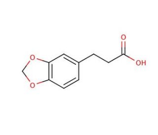 3-(3,4-Methylenedioxyphenyl)propionic acid (CAS 2815-95-4) - chemical structure image