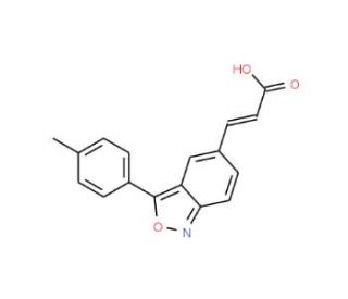 3-[3-(4-Methylphenyl)-2,1-benzisoxazol-5-yl]-acrylic acid - chemical structure image