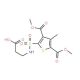 3-({[3,5-bis(methoxycarbonyl)-4-methylthien-2-yl]sulfonyl}amino)propanoic acid - chemical structure image