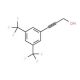 3-[3,5-Bis(trifluoromethyl)phenyl]prop-2-yn-1-ol (CAS 81613-61-8) - chemical structure image