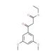 3-(3,5-Dimethoxy-phenyl)-3-oxo-propionic acid ethyl ester (CAS 97025-16-6) - chemical structure image