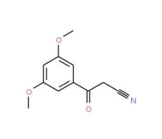 3-(3,5-Dimethoxyphenyl)-3-oxopropanenitrile (CAS 70988-04-4) - chemical structure image