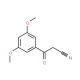 3-(3,5-Dimethoxyphenyl)-3-oxopropanenitrile (CAS 70988-04-4) - chemical structure image