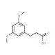 3-(3,5-Dimethoxyphenyl)propionic acid (CAS 717-94-2) - chemical structure image