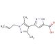 3-[3,5-dimethyl-1-(prop-2-en-1-yl)-1H-pyrazol-4-yl]-1H-pyrazole-5-carboxylic acid - chemical structure image