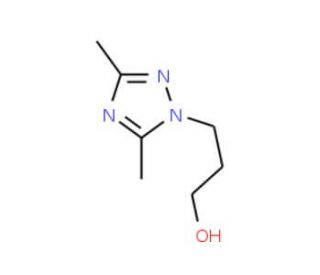 3-(3,5-dimethyl-1H-1,2,4-triazol-1-yl)propan-1-ol - chemical structure image