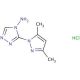 3-(3,5-dimethyl-1H-pyrazol-1-yl)-4H-1,2,4-triazol-4-amine hydrochloride - chemical structure image