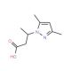3-(3,5-dimethyl-1H-pyrazol-1-yl)butanoic acid - chemical structure image