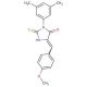 3-(3,5-Dimethyl-phenyl)-2-mercapto-5-(4-methoxy-benzylidene)-3,5-dihydro-imidazol-4-one 的分子结构 3-(3,5-Dimethyl-phenyl)-2-mercapto-5-(4-methoxy-benzylidene)-3,5-dihydro-imidazol-4-one - chemical structure image
