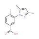 3-(3,5-Dimethyl-pyrazol-1-yl)-4-methyl-benzoic acid - chemical structure image